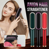 Hair straightener brush