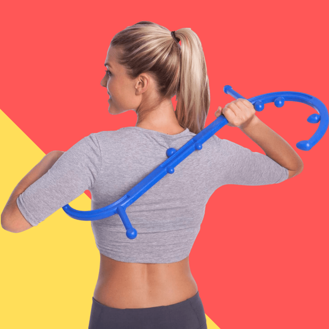 Self massager with therapeutic hooks -  My BrioTop
