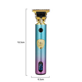 USB Rechargeable Electric Hair Trimmer with LCD Display -  My BrioTop