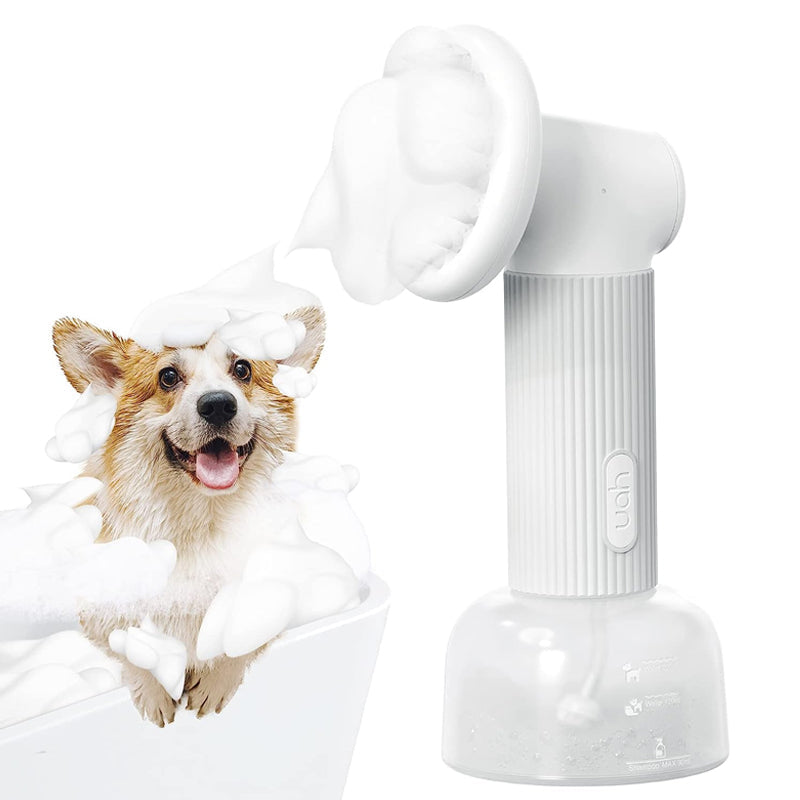 Automatic Foaming Silicone Bristles Pet Bathing Brush- USB Charging -  My BrioTop